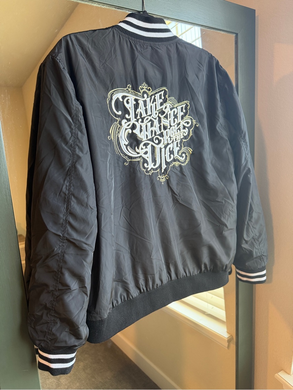 Critical Role Take A Chance Roll The Dice Bomber Jacket RARE sold out